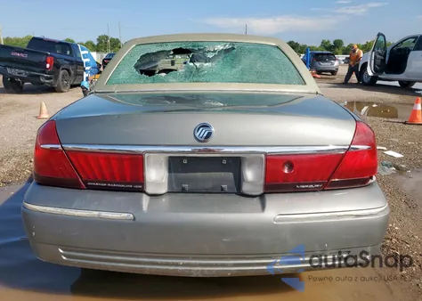 2002 Mercury Grand Marquis Gs из США, поврежденный, VIN 2MEFM74W22X619515